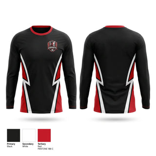 Long Sleeve Performance Shirt, Coyotes, Men's Soccer, Teamtime, Team time, sublimation, custom sports apparel, team uniforms, spirit wear, spiritwear, sports uniforms, custom shirts, team store, custom team store, fundraiser sports, apparel fundraiser