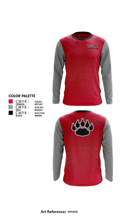 WF WEST WRESTLING 59688358 Long Sleeve Performance Shirt 1