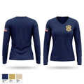 Porterville College Police Academy Women's Long Sleeve V-neck Shirt - 1