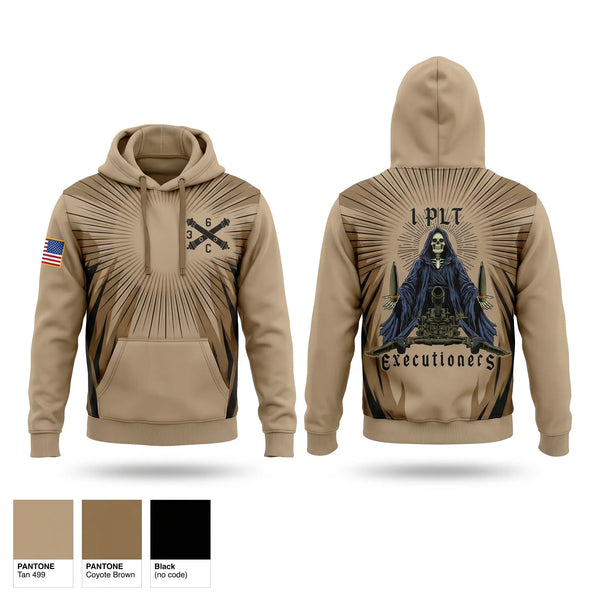 Hoodie, Executioners, Army, Teamtime, Team time, sublimation, custom sports apparel, team uniforms, spirit wear, spiritwear, sports uniforms, custom shirts, team store, custom team store, fundraiser sports, apparel fundraiser