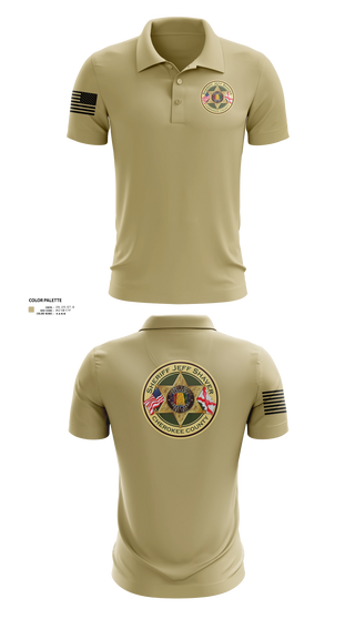 Short Sleeve Performance Polo, Cherokee County Sheriff’s Office, Police, Teamtime, Team time, sublimation, custom sports apparel, team uniforms, spirit wear, spiritwear, sports uniforms, custom shirts, team store, custom team store, fundraiser sports, apparel fundraiser