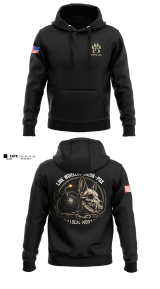 Hoodie, Port Of Portland Police K9, Police, Teamtime, Team time, sublimation, custom sports apparel, team uniforms, spirit wear, spiritwear, sports uniforms, custom shirts, team store, custom team store, fundraiser sports, apparel fundraiser