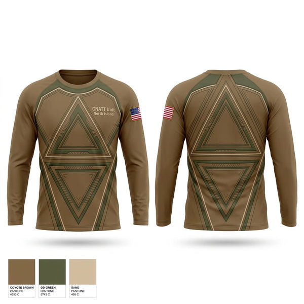 Long Sleeve Performance Shirt, CNATT Unit North Island, Navy, Teamtime, Team time, sublimation, custom sports apparel, team uniforms, spirit wear, spiritwear, sports uniforms, custom shirts, team store, custom team store, fundraiser sports, apparel fundraiser