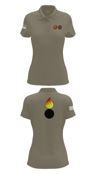 Womens Short Sleeve Performance Polo, RTS-M FT. HOOD, , Teamtime, Team time, sublimation, custom sports apparel, team uniforms, spirit wear, spiritwear, sports uniforms, custom shirts, team store, custom team store, fundraiser sports, apparel fundraiser