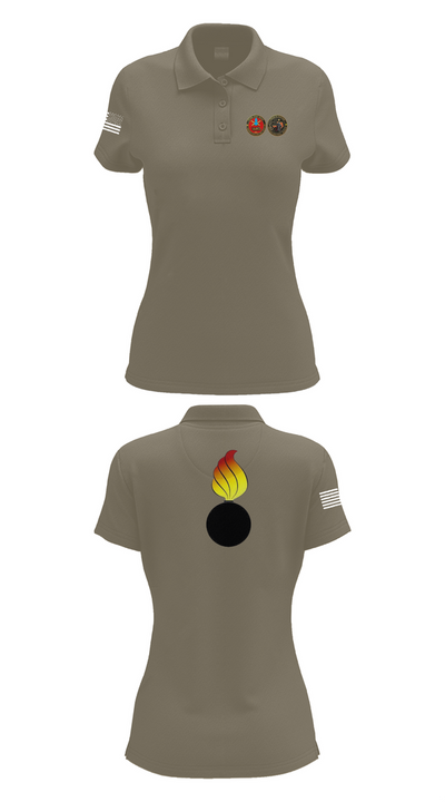 RTS-M FT. HOOD 77686881 Women's Short Sleeve Performance Polo  - 75