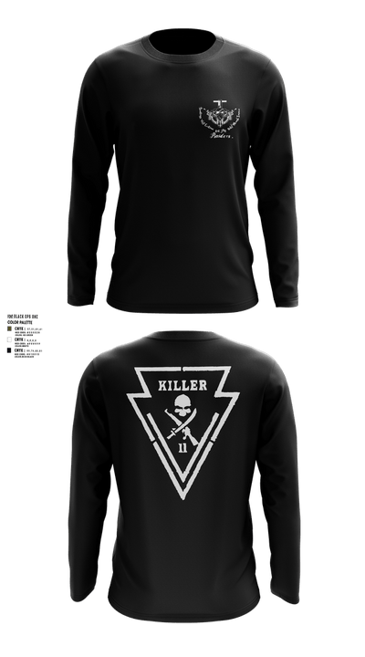 Killer Troop 1st PLT 84935125 Long Sleeve Performance Shirt 100