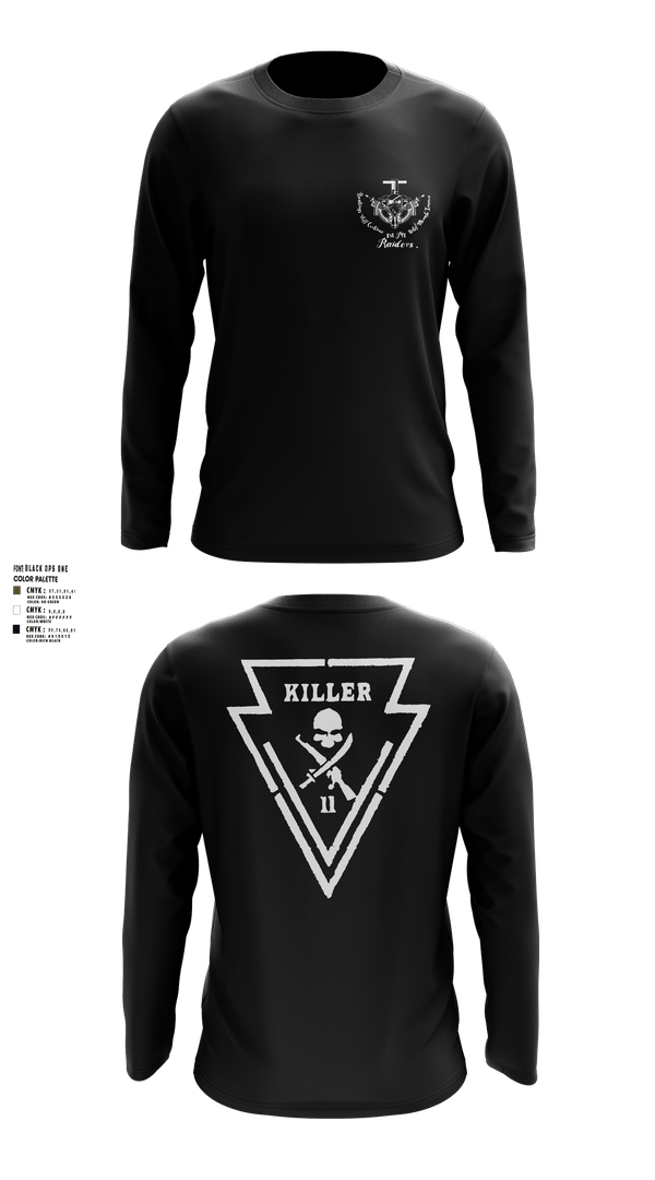 Long Sleeve Performance Shirt, Killer Troop 1st PLT, , Teamtime, Team time, sublimation, custom sports apparel, team uniforms, spirit wear, spiritwear, sports uniforms, custom shirts, team store, custom team store, fundraiser sports, apparel fundraiser