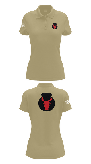 Womens Short Sleeve Performance Polo, 2nd Brigade Combat Team, 34th Infantry Division, , Teamtime, Team time, sublimation, custom sports apparel, team uniforms, spirit wear, spiritwear, sports uniforms, custom shirts, team store, custom team store, fundraiser sports, apparel fundraiser