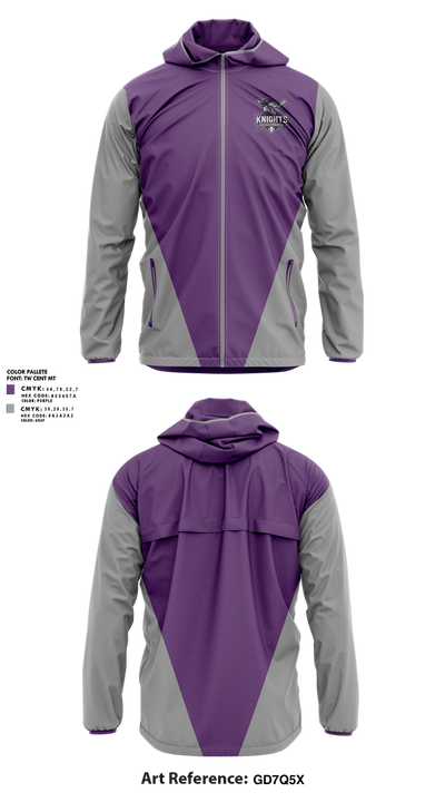 Knights Baseball Club 38430090 Windbreaker - 1