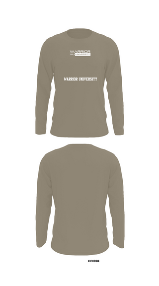 Long Sleeve Performance Shirt, Warrior University, , Teamtime, Team time, sublimation, custom sports apparel, team uniforms, spirit wear, spiritwear, sports uniforms, custom shirts, team store, custom team store, fundraiser sports, apparel fundraiser