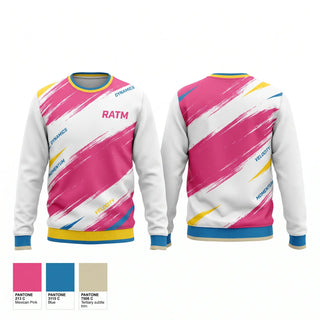 Crew Neck Sweatshirt, RATM, Women's Soccer, Teamtime, Team time, sublimation, custom sports apparel, team uniforms, spirit wear, spiritwear, sports uniforms, custom shirts, team store, custom team store, fundraiser sports, apparel fundraiser
