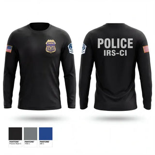 Long Sleeve Performance Shirt, IRS-CI, Police, Teamtime, Team time, sublimation, custom sports apparel, team uniforms, spirit wear, spiritwear, sports uniforms, custom shirts, team store, custom team store, fundraiser sports, apparel fundraiser