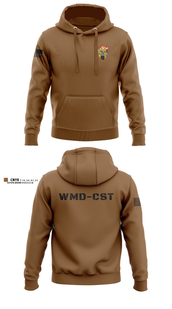 Hoodie, 24th WMD-CST, Army, Teamtime, Team time, sublimation, custom sports apparel, team uniforms, spirit wear, spiritwear, sports uniforms, custom shirts, team store, custom team store, fundraiser sports, apparel fundraiser
