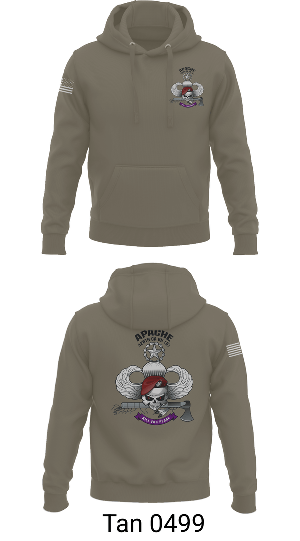 Hoodie, A CO 426th CA BN (A), Army, Teamtime, Team time, sublimation, custom sports apparel, team uniforms, spirit wear, spiritwear, sports uniforms, custom shirts, team store, custom team store, fundraiser sports, apparel fundraiser