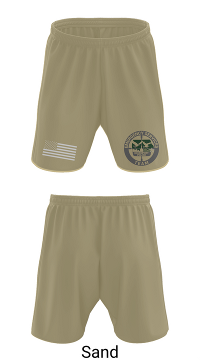 Davenport Police Emergency Services Team 96308390 Athletic Shorts With Pockets - 85