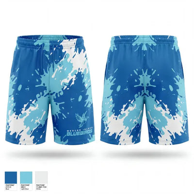 Mercer Island Bluebirds 83957958 Athletic Shorts With Pockets - 1