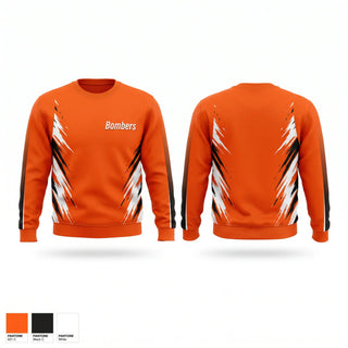 Crew Neck Sweatshirt, Bombers, Softball, Teamtime, Team time, sublimation, custom sports apparel, team uniforms, spirit wear, spiritwear, sports uniforms, custom shirts, team store, custom team store, fundraiser sports, apparel fundraiser