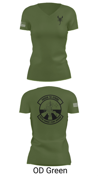 Womens Short Sleeve Vneck Shirt, 612 Combat Plans Division, , Teamtime, Team time, sublimation, custom sports apparel, team uniforms, spirit wear, spiritwear, sports uniforms, custom shirts, team store, custom team store, fundraiser sports, apparel fundraiser