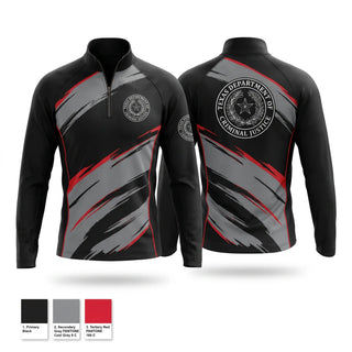Quarter Zip Jacket, Texas Department of Criminal Justice, , Teamtime, Team time, sublimation, custom sports apparel, team uniforms, spirit wear, spiritwear, sports uniforms, custom shirts, team store, custom team store, fundraiser sports, apparel fundraiser