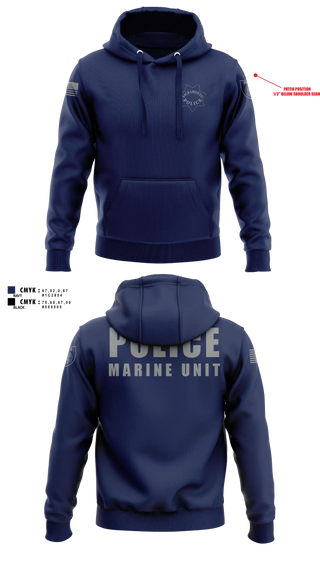 Hoodie, Sacramento Police Marine Unit, Police, Teamtime, Team time, sublimation, custom sports apparel, team uniforms, spirit wear, spiritwear, sports uniforms, custom shirts, team store, custom team store, fundraiser sports, apparel fundraiser