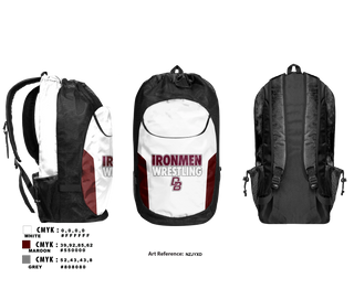 Gear Bag, Ironmen, Wrestling, Teamtime, Team time, sublimation, custom sports apparel, team uniforms, spirit wear, spiritwear, sports uniforms, custom shirts, team store, custom team store, fundraiser sports, apparel fundraiser