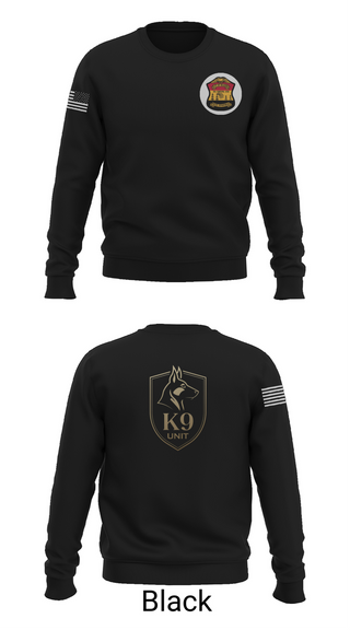 Crew Neck Sweatshirt, Kilgore K-9 Unit, Police, Teamtime, Team time, sublimation, custom sports apparel, team uniforms, spirit wear, spiritwear, sports uniforms, custom shirts, team store, custom team store, fundraiser sports, apparel fundraiser