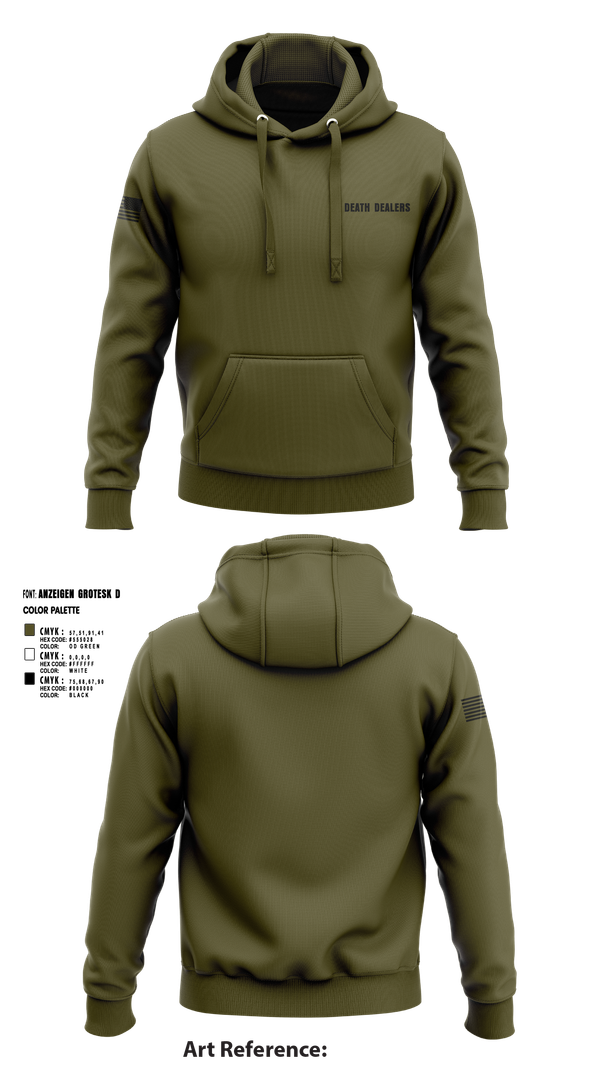 Hoodie, Death dealers, , Teamtime, Team time, sublimation, custom sports apparel, team uniforms, spirit wear, spiritwear, sports uniforms, custom shirts, team store, custom team store, fundraiser sports, apparel fundraiser