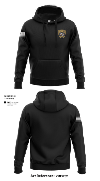 Hoodie, Seminole Police Department, Police, Teamtime, Team time, sublimation, custom sports apparel, team uniforms, spirit wear, spiritwear, sports uniforms, custom shirts, team store, custom team store, fundraiser sports, apparel fundraiser