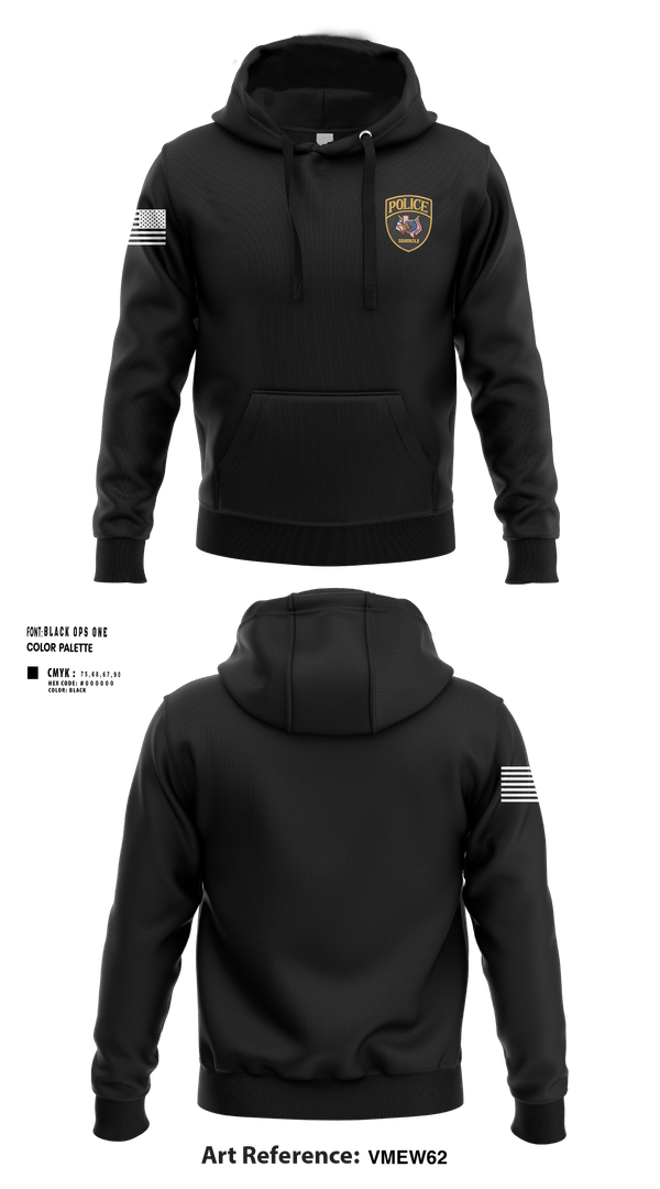 Hoodie, Seminole Police Department, Police, Teamtime, Team time, sublimation, custom sports apparel, team uniforms, spirit wear, spiritwear, sports uniforms, custom shirts, team store, custom team store, fundraiser sports, apparel fundraiser