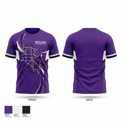 WINTER GARDEN VOLLEYBALL CLUB Short Sleeve Performance Shirt - 2