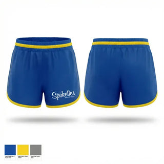Womens Shorts, New Mexico Spokettes Racing Team, Spirit Store, Teamtime, Team time, sublimation, custom sports apparel, team uniforms, spirit wear, spiritwear, sports uniforms, custom shirts, team store, custom team store, fundraiser sports, apparel fundraiser