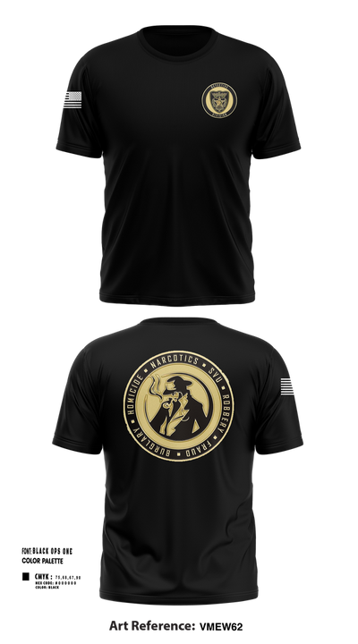 Baker County Detective Division 29625423 Short Sleeve Performance Shirt - 102