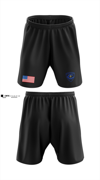 Athletic Shorts With Pockets, Colcord Police Dept, , Teamtime, Team time, sublimation, custom sports apparel, team uniforms, spirit wear, spiritwear, sports uniforms, custom shirts, team store, custom team store, fundraiser sports, apparel fundraiser