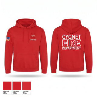Hoodie, Cygnet, Fire Department, Teamtime, Team time, sublimation, custom sports apparel, team uniforms, spirit wear, spiritwear, sports uniforms, custom shirts, team store, custom team store, fundraiser sports, apparel fundraiser