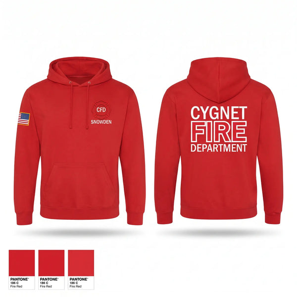 Hoodie, Cygnet, Fire Department, Teamtime, Team time, sublimation, custom sports apparel, team uniforms, spirit wear, spiritwear, sports uniforms, custom shirts, team store, custom team store, fundraiser sports, apparel fundraiser
