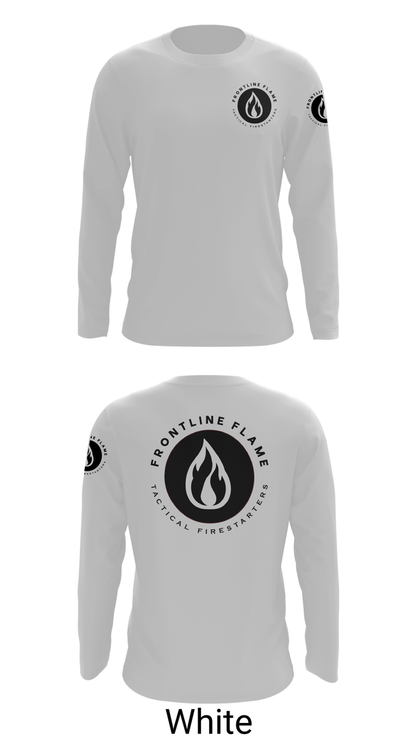 Long Sleeve Performance Shirt, Frontline Flames, , Teamtime, Team time, sublimation, custom sports apparel, team uniforms, spirit wear, spiritwear, sports uniforms, custom shirts, team store, custom team store, fundraiser sports, apparel fundraiser