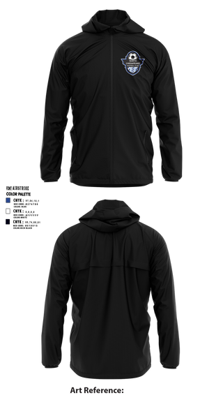 Windbreaker, North Chesapeake Football Club, Men's Soccer, Teamtime, Team time, sublimation, custom sports apparel, team uniforms, spirit wear, spiritwear, sports uniforms, custom shirts, team store, custom team store, fundraiser sports, apparel fundraiser