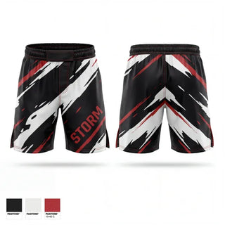 Fight Shorts, STORM, , Teamtime, Team time, sublimation, custom sports apparel, team uniforms, spirit wear, spiritwear, sports uniforms, custom shirts, team store, custom team store, fundraiser sports, apparel fundraiser