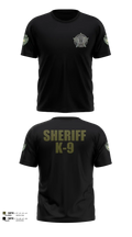 Washington County SO Maine K9 Unit Old School Cotton Feel Shirt - 16