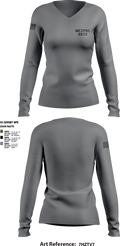 MCIPAC Brig 46900733 Women's Long Sleeve V-neck Shirt - 2
