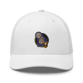 Police Department Academy 4041220 Retro Trucker Hat | Yupoong 6606