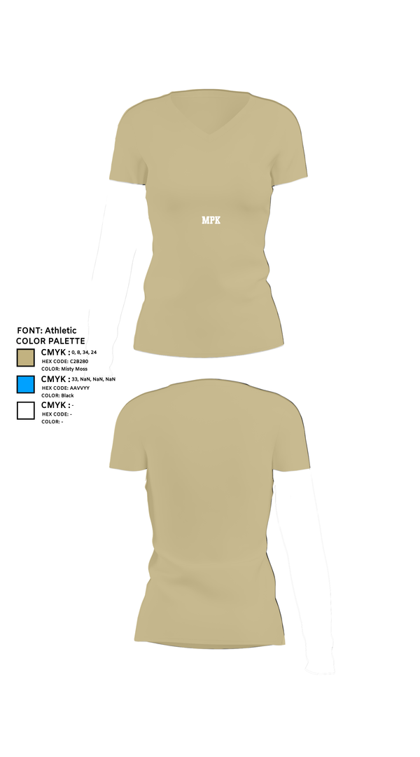 Womens Short Sleeve Vneck Shirt, MPK, , Teamtime, Team time, sublimation, custom sports apparel, team uniforms, spirit wear, spiritwear, sports uniforms, custom shirts, team store, custom team store, fundraiser sports, apparel fundraiser