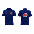 Teague fire department station 9 Short Sleeve Performance Polo - 1