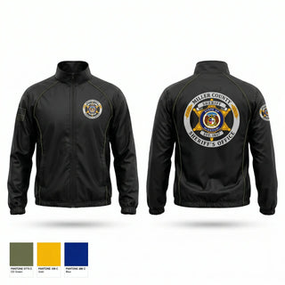 Windbreaker, Miller county jail, Police, Teamtime, Team time, sublimation, custom sports apparel, team uniforms, spirit wear, spiritwear, sports uniforms, custom shirts, team store, custom team store, fundraiser sports, apparel fundraiser