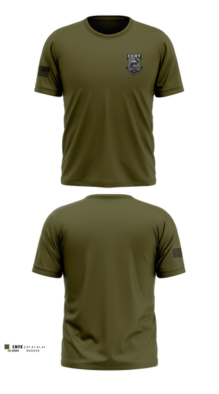 Short Sleeve Performance Shirt, Chester County Prison Emergency Response Team CERT, Police, Teamtime, Team time, sublimation, custom sports apparel, team uniforms, spirit wear, spiritwear, sports uniforms, custom shirts, team store, custom team store, fundraiser sports, apparel fundraiser