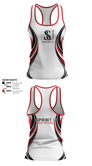 Tank Top, Sprint U, Track & Field, Teamtime, Team time, sublimation, custom sports apparel, team uniforms, spirit wear, spiritwear, sports uniforms, custom shirts, team store, custom team store, fundraiser sports, apparel fundraiser