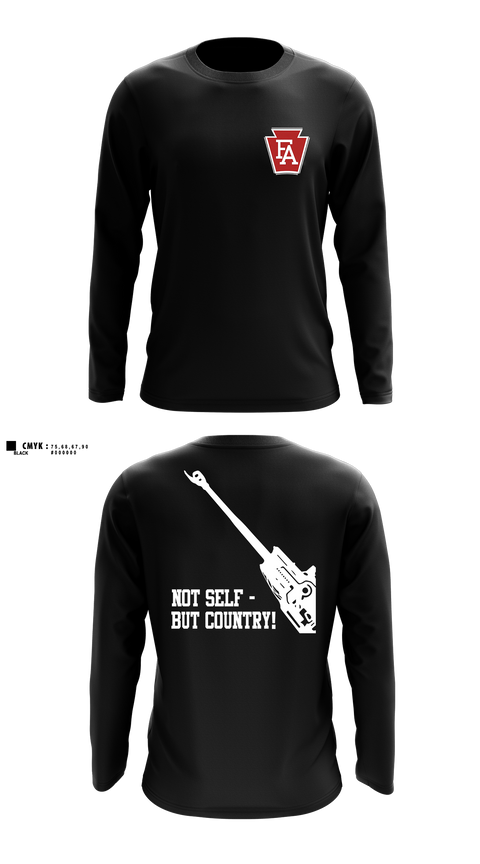 Long Sleeve Performance Shirt, 1-108 FAR, National Guard, Teamtime, Team time, sublimation, custom sports apparel, team uniforms, spirit wear, spiritwear, sports uniforms, custom shirts, team store, custom team store, fundraiser sports, apparel fundraiser