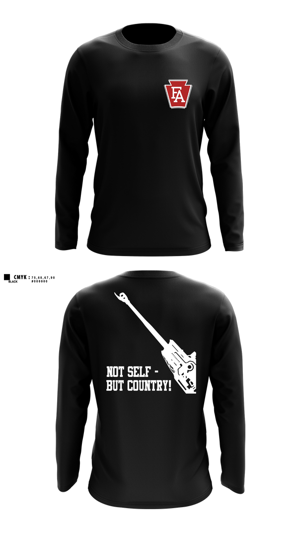 Long Sleeve Performance Shirt, 1-108 FAR, National Guard, Teamtime, Team time, sublimation, custom sports apparel, team uniforms, spirit wear, spiritwear, sports uniforms, custom shirts, team store, custom team store, fundraiser sports, apparel fundraiser