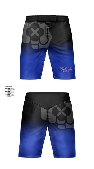 Fight Shorts, Mansfield Martial Arts Center, , Teamtime, Team time, sublimation, custom sports apparel, team uniforms, spirit wear, spiritwear, sports uniforms, custom shirts, team store, custom team store, fundraiser sports, apparel fundraiser
