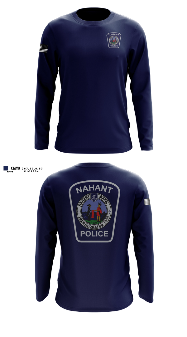 Long Sleeve Performance Shirt, Nahant Marine Unit, Police, Teamtime, Team time, sublimation, custom sports apparel, team uniforms, spirit wear, spiritwear, sports uniforms, custom shirts, team store, custom team store, fundraiser sports, apparel fundraiser